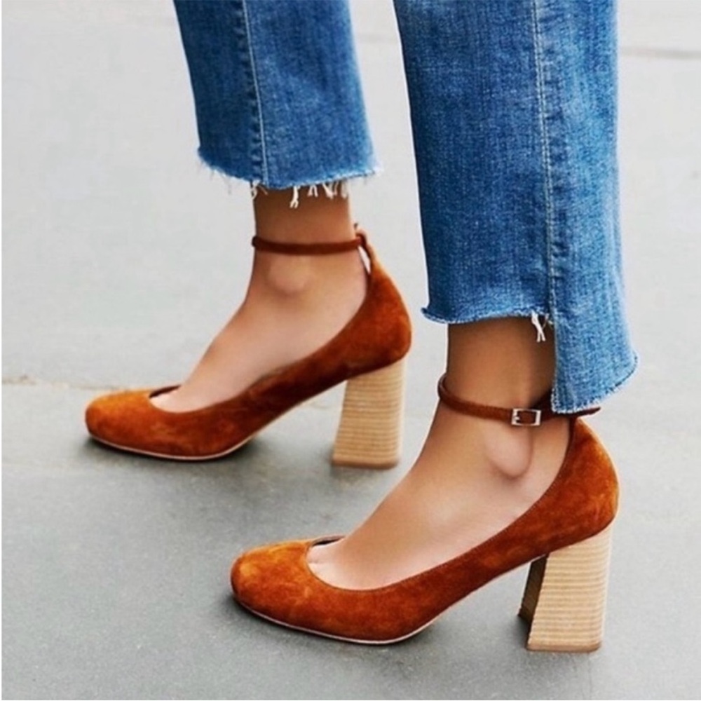 Free People Brown Heeled Shoes